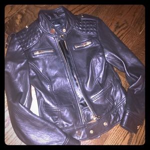 Beautiful XS leather jacket NEW
